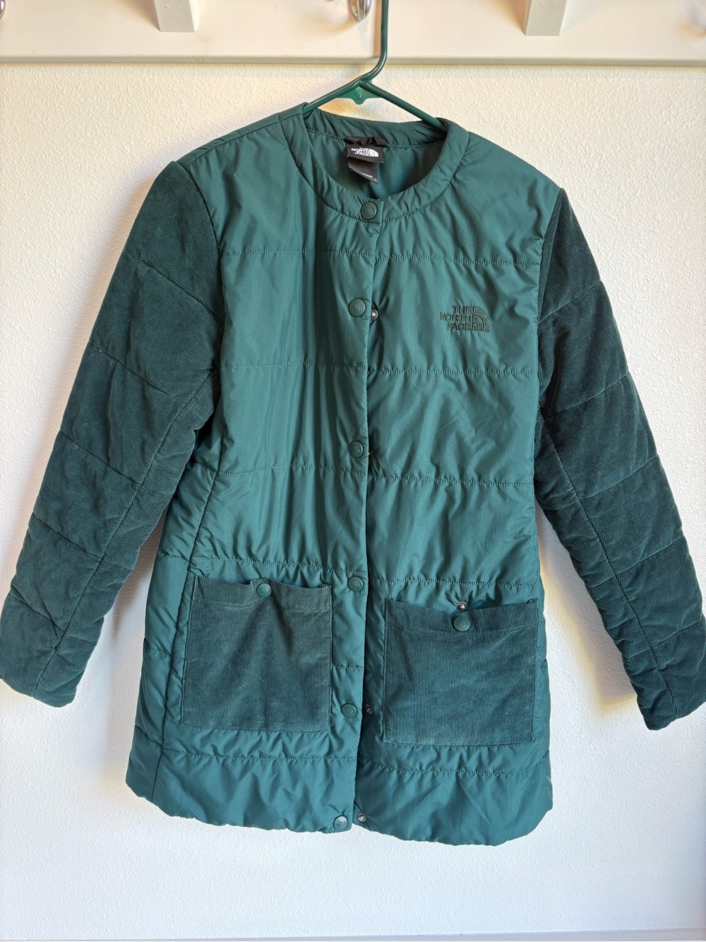 The North Face Women’s Quilted Puffer Corduroy Jacket